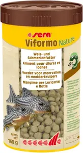 Сухой корм для рыб sera Viformo Nature таблетки 0.16 кг (0.25 л) — белок 37.3%, жиры 8.2%