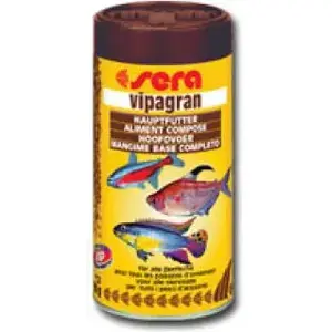 Корм для рыб sera VIPAGRAN PUSZKA 1000 ml — гранулы в банке, 1 л