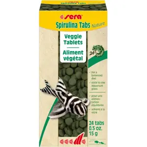 Dry fish food tablets sera 00920 for aquarium fish 0.015 kg, made in Germany
