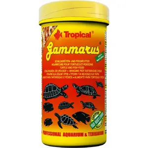 Корм для рыб Tropical Gammarus 100 мл — сухой гаммарус для аквариумных рыб
