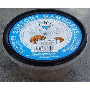 Fish Food Katrinex GAMMARUS Suszony 500 ml – dried gammarus feed for aquarium and pond fish