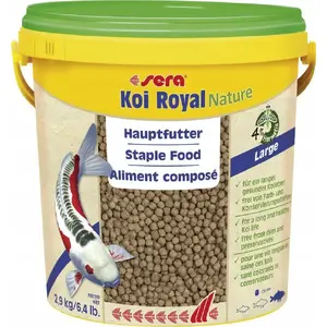 Корм для рыбы sera Koi Royal Large 10 л, гранулы — основной рацион для крупных карпов кои