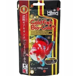 HIKARI Goldfish Plus Floating S 100 г — плавающий корм для золотых рыбок, мелкие гранулы