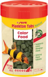 Сухой корм для аквариумных рыб sera Plankton Tabs Nature таблетки 0.065 кг (0.1 л) — 40,2% белка, 8,3% жира