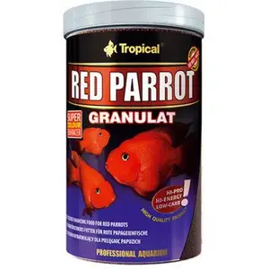 Корм для рыб Tropical Red Parrot Granulat 250 мл — гранулы для усиления окраски аквариумных рыб