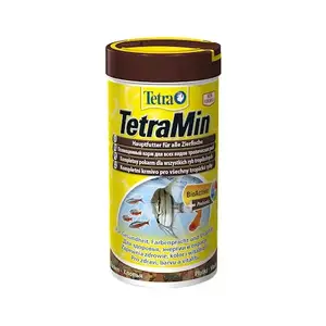 Корм для рыб Tetra TetraMin 250 мл – хлопьевый корм для тропических аквариумных рыб, 250 мл