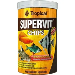 Корм для рыб Tropical Supervit Chips банка 250 мл / 130 г