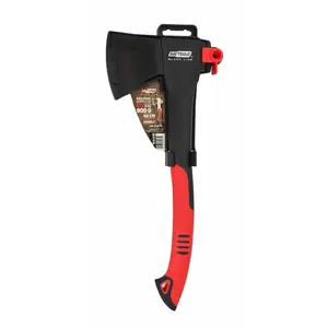 Топор AWTools AW33027BL — ручной инструмент для рубки и раскола дров, металлическое лезвие, деревянная рукоять