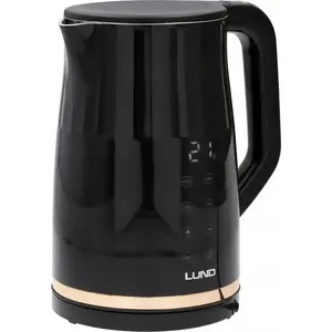 Electric kettle TOYA LUND 1.7 L with temperature control, black