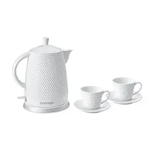 Electric kettle Concept Solution RK0040 — 1.5 L, 1500 W, white, ceramic/plastic