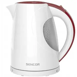 Electric kettle SENCOR SWK 1515RD – compact cordless stainless steel water boiler, 1.5 L capacity