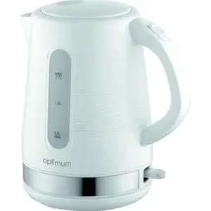 Electric kettle Optimum CJ-1807, white — 1.7 L capacity, cordless, 220–240V