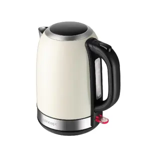 Electric kettle Concept Solution RK3242 — 1.7 L, 2200 W, cream, stainless steel housing