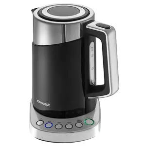 Электрический чайник Concept Solution RK3171 — 1,7 л, 2200 Вт, чёрный/металлик