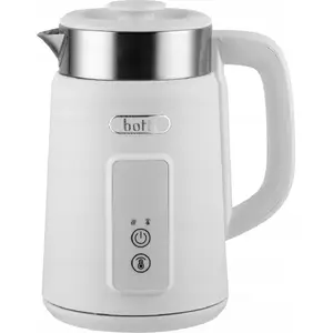 Elektriskais tējkanna Kela Luiz K-074ND, 1,5 l, temperatūras regulēšana (40–100°C), dubultās sienas, balta
