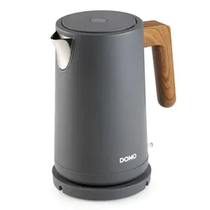 Electric kettle Domo Wood You DO9268WK — 1.7 L, 2200 W, grey