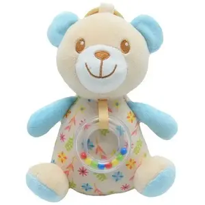 Tullo 9450 Musical Toy Bear Beige-Blue 20 cm