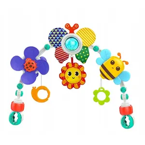 Hanging Crib Toy Mobile Bounn HE0305 — insect-themed plush toys for crib or carrier