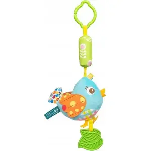 Подвесная игрушка на коляску Sensillo Ptaszek – мягкая игрушка с зажимом, модель SILLOZ-0511