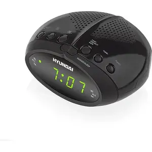 Radio alarm clock HYUNDAI RAC213B — FM radio, digital display, alarm, snooze