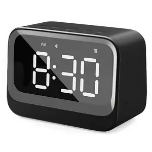 Modinātājs-radio DENVER EC-54B ar Bluetooth skaļruni, melns