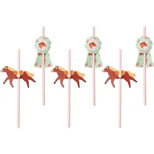 Drinking Straws VidaXL 19.5 cm, pack of 6