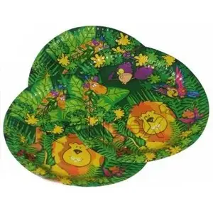 Paper plates Arpex Talerze papierowe Gol! DC3759, disposable round party plates