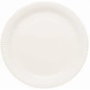 Paper oval plates 23 cm AMSCAN, pack of 8
