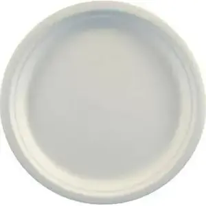 Dinner plates set Arpex Talerze 23 cm made from sugarcane fiber, 6 pieces