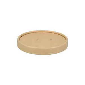 Disposable Cardboard Lid Weita 80550039 — Brown, 96 × 96 mm, 9.1 g