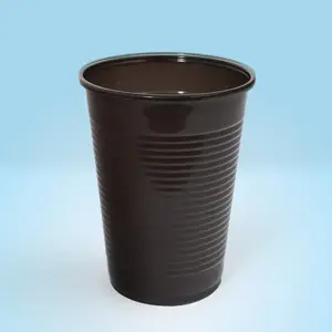 Thermal Plastic Cup Office Products 200 ml, pack of 100, brown