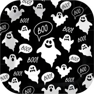 Paper Square Plates Paw 23 cm, Eco, Pack of 10
