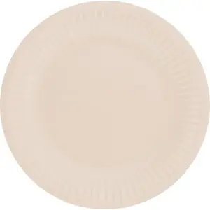 Paper plates GoDan 18 cm light pink, pack of 6