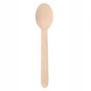 Wooden Spoon Verlo 16 cm pack of 100 – disposable wooden cutlery