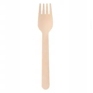 Wooden Fork Verlo 16 cm, pack of 100, disposable cutlery