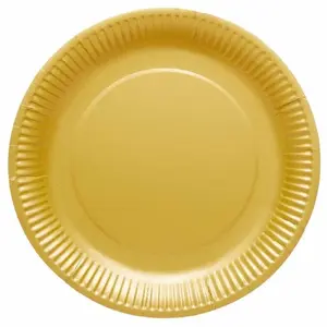 Paper oval plates AMSCAN 23 cm, pack of 8