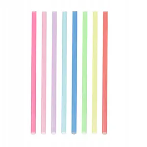 Drink straws ORION 22 cm, pack of 50 — disposable drinking straws
