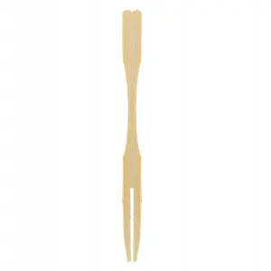 Bamboo fork Verlo V-30012, 9 cm, pack of 100