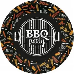 Paper round eco plates Paw 23 cm, pack of 10