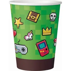 Paper cups GoDan Game On, pack of 6 — disposable party cups
