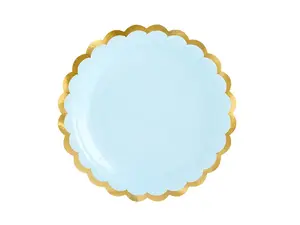 Plate PartyDeco TPP16-001J — disposable round paper plate, 18 cm diameter