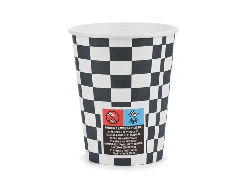 Disposable paper cups PartyDeco KPP74-EU1 220 ml Photo 2