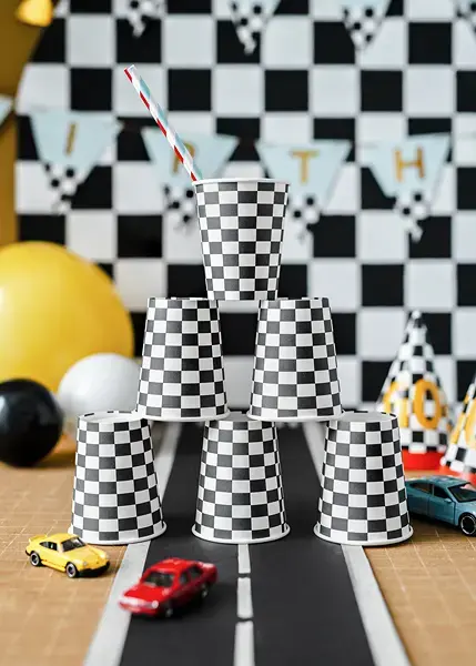 Disposable paper cups PartyDeco KPP74-EU1 220 ml Photo 3