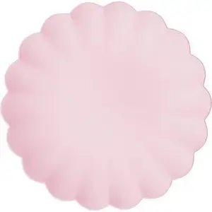 Disposable plastic plates Rubbermaid 22×22 cm, pink, pack of 4