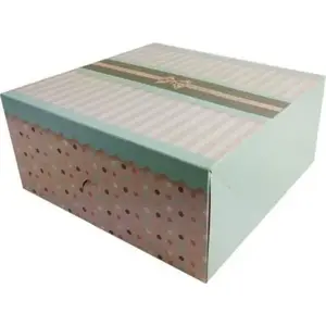 Box for cakes Beniamin 230 x 230 x 105 mm, pack of 5 — Beniamin cake packaging