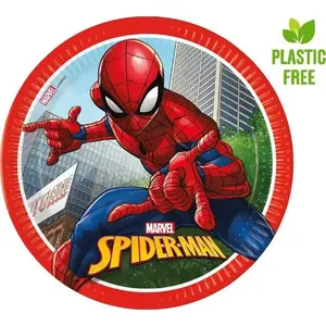 Paper plates GoDan Spiderman 23 cm, pack of 8