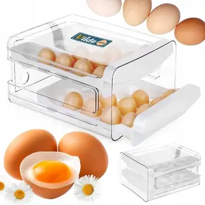 Двухуровневый органайзер для холодильника Excellent Houseware на 40 яиц (модель 229164)