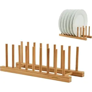 Plate and Lid Organizer stand Excellent Houseware model 150608 — universal kitchen rack for plates and pot lids