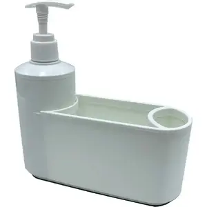 Dishwashing Liquid Dispenser with Refillable Container Metlex MX-0960WH — White