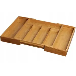 Cutlery Drawer Insert Organizer KingHoff KS-7546, Adjustable 52/31×31 cm